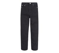 Levi's Girls Ribcage Straight Ankle Black Heart Talla: 12Y | Vaqueros Outlet | kids | Negro