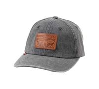 Levi's Gorra para Hombre Relaxed Dad Heritage, Gris Regular, Talla única, Gris Regular, Talla única