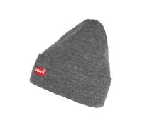Levi's Red Batwing Embroidered Beanie, Gorro de Punto Hombre, Gris (Regular Grey), Talla Única