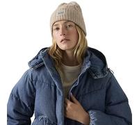 Levi's Women's Backpatch Beanie-Holiday Cable Knit Gorro, Brezo de Avena, Talla única Mujeres