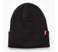 Levi's Slouchy Red Tab Beanie, Gorro de Punto Unisex adulto, Negro (Regular Black), Talla Única