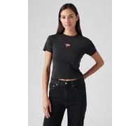 Levi's Gr Essential Sporty Tee Mini Flag Black Talla: XS | Camisetas de Seda Outlet | Mujer | Negro
