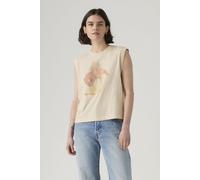Levi's Graphic Boxy Tank Top White Talla: XS | Camisetas de Seda Outlet | Mujer | Blanco