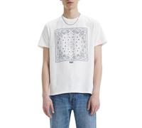 Levi's Graphic Crewneck Tee Camiseta, Bandana Bw White, XS para Hombre