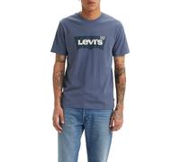 Levi's Graphic Crewneck tee Camiseta, Core BW Vintage Indigo, S para Hombre