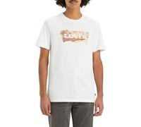 Levi's Graphic Crewneck tee Camiseta, Tropical Batwing White, S para Hombre