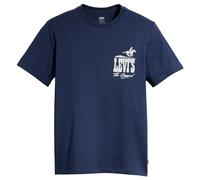Levi's Graphic Crewneck Tee Camiseta, Western Logo Naval Academy, S para Hombre