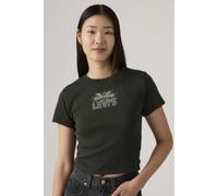 Levi's Graphic Essential Sporty Tee Black Talla: L | Camisetas de Seda Outlet | Mujer | Negro