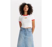 Levi's Graphic Mini Ringer Tee Ppeach Tab Bright Talla: XL | Camisetas de Seda Outlet | Mujer