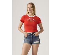 Levi's Graphic Ringer Mini Tee Talla: S | Camisetas de Seda Outlet | Mujer