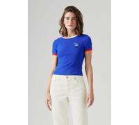 Levi's Graphic Ringer Rickie Surf Blue Talla: S | Camisetas de Seda Outlet | Mujer | Azul
