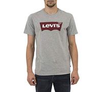 Levi's Graphic Set-in Neck T-Shirt, Grey, M Hombre