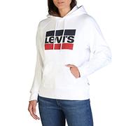 Levi's Graphic Sport Sweatshirt, Sweatshirt para Mujer, Sportswear Hoodiee Marshmallow, 32