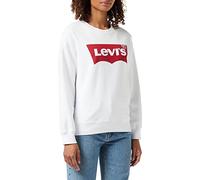 Levi's Graphic Standard Crewneck, Sweatshirt para Mujer, White, L