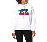 Levi's Graphic Standard, Sudadera Mujer, Sportswear 2.1 White +, M