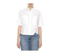 Levi's - Harlie SS Cropped Shirt - Blouses & Shirts - Mujer - Blanco - XS -