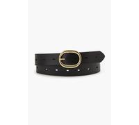 Levi's Billy Plaque Belt, cinturón Hombre, DARK BROWN, 80