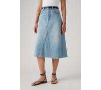 Levi's Mujer High Rise A-Line Decon, Falda, Azul (Secret Secret), 33W