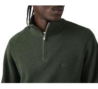 Levi's Hm Quarter Zip Sweater Duffel Bag Heathe