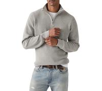 Levi's Hm Quarter Zip Sweater Mid Tono Grey HEA