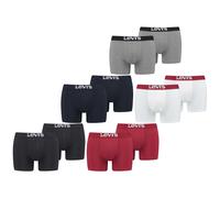 Levis Hombre Bóxer Hombre Solid Básico Rojo Blanco Azul Gris Negro - 4er Paquete