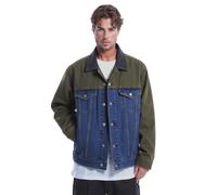 Levi's Hombre Camionero Cazadora Vaquera Dos Colores Denim T.M