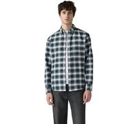 Levi's Hombre Camisa con Cuello Kent, Relaxed Fit, Verde (Raffa Plaid Dark Gre), XL
