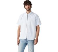 Levi's Hombre Camisa de Manga Corta, Relaxed Fit, Azul (Waylon Stripe Della), XS