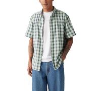 Levi's Hombre Camisa Short Sleeve Authentic Button-Down Xavier Plaid Vintage Indigo X Multi Colour M