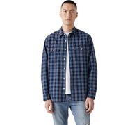 Levi's Hombre Camisa Vaquera Jackson Worker de algodón con Bolsillos en el Pecho, Azul (Blairmore Indigo Yar), S