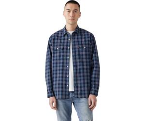 Levi's Hombre Camisa Vaquera Jackson Worker de algodón con Bolsillos en el Pecho, Azul (Blairmore Indigo Yar), S