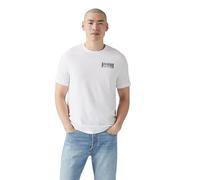 Levi's Hombre Camiseta clásica Estampada Brin Music Inspired White + White L