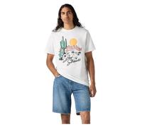 Levi's Hombre Camiseta clásica Estampada Heritage Americana Desert Scene White + White XL