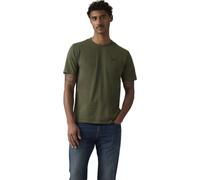 Levi's Hombre Camiseta Original de algodón con Cuello Redondo, Verde (Garment Dye Deep Dep), L