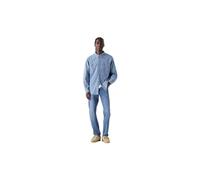 Levi's Hombre Jeans 502 elásticos, Tapered Fit, Azul (Pale Moonlight LTWT), W32/L32