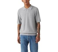 Levi's Hombre Polo de Punto Linen Seed Stitch Mid Tone Grey Heather Multicolor XL
