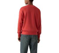 Levi's Hombre Sudadera de Cuello Redondo Authentic Garment Dye Jalapeno Red XL