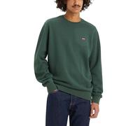 Levi's Hombre Sudadera de Cuello Redondo Original Housemark Python Green Green L
