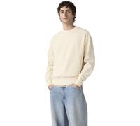 Levi's Hombre Sweatshirt con Cuello Redondo, Relaxed Fit, Blanco Sucio (Garment Dye Rutabaga), M