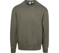 Levi's Hombre Sweatshirt con Cuello Redondo, Relaxed Fit, Verde (Kambaba), L