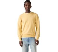 Levi's Hombre Sweatshirt Lightweight Housemark elástica, Cuello Redondo, Amarillo (Straw), S