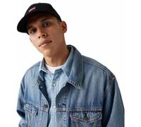 Levi's Housemark Flexfit Cap, Housemark Flexfit Gorra Hombre, Negro (Regular Black), Talla Única