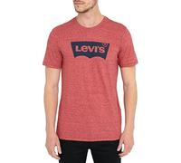 Levi's HOUSEMARK GRAPHIC TEE - Camiseta Hombre, Rojo (C31182 Hm SNL Tri Sun Dr), Medium