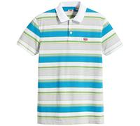 Levi's Housemark Polo Camiseta, Archie Stripe Macaw Green, XS Hombre