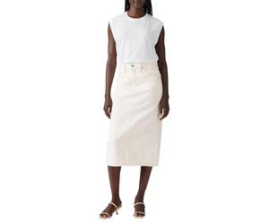 Levi's HR Back Slit Skirt Snowing In La