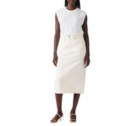 Levi's HR Back Slit Skirt Falda, Snowing IN LA, 30W Mujeres