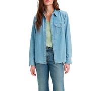 Levi's Iconic Western Camisa Mujer, Old 517 Blue, XS