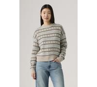 Levi's Ines Fairlisle Sweater Neutral Talla: L | Sudaderas con Capucha Outlet | Mujer