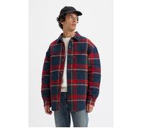 Levi's Ingleside Overshirt Hombre, Gunnar Plaid Rhythmic Red, L