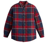 Levi's Ingleside Overshirt Hombre, Gunnar Plaid Rhythmic Red, L